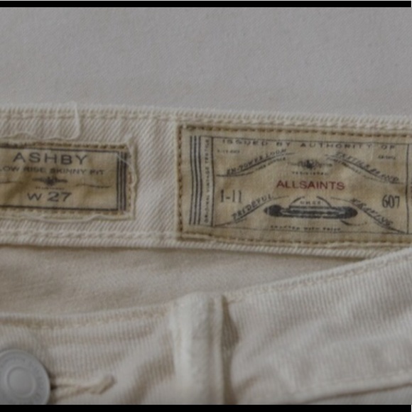 All Saints Ashby Low Rise Skinny Jeans - Picture 2 of 5